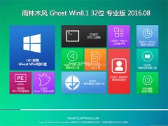 ľ Ghost Win8.1 32λ רҵ 2016.08  Զ