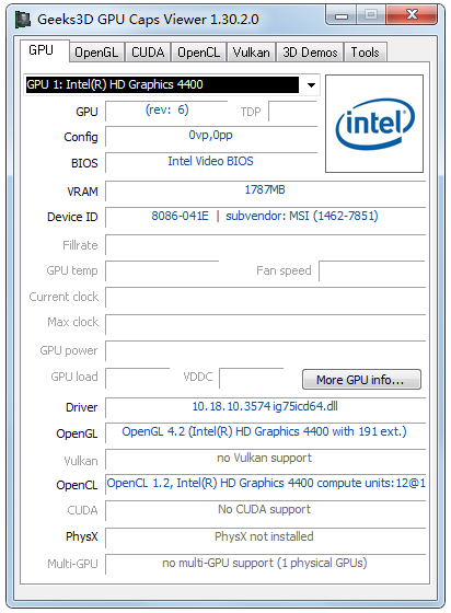 GPU Caps Viewer(Կʶ) V1.30.2.0 ɫ