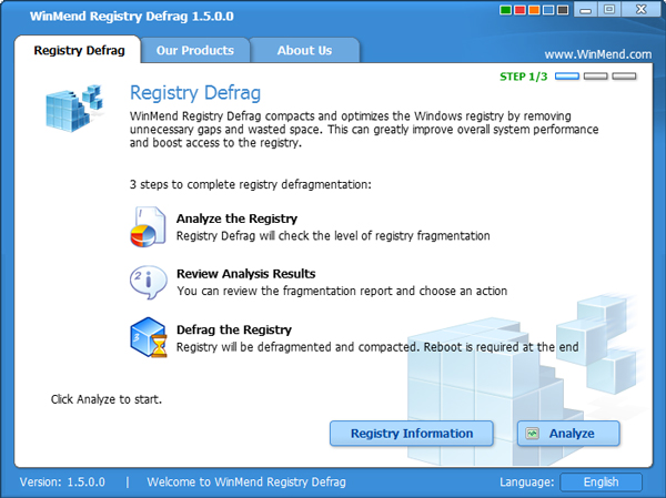WinMend Registry Defrag(ע) V1.5.0.0