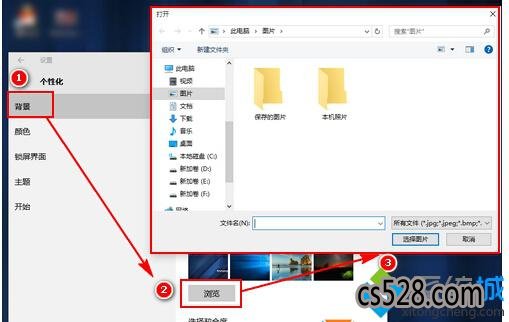 Windows10ϵͳ汳ͼƬʾλúͷʽĲ2